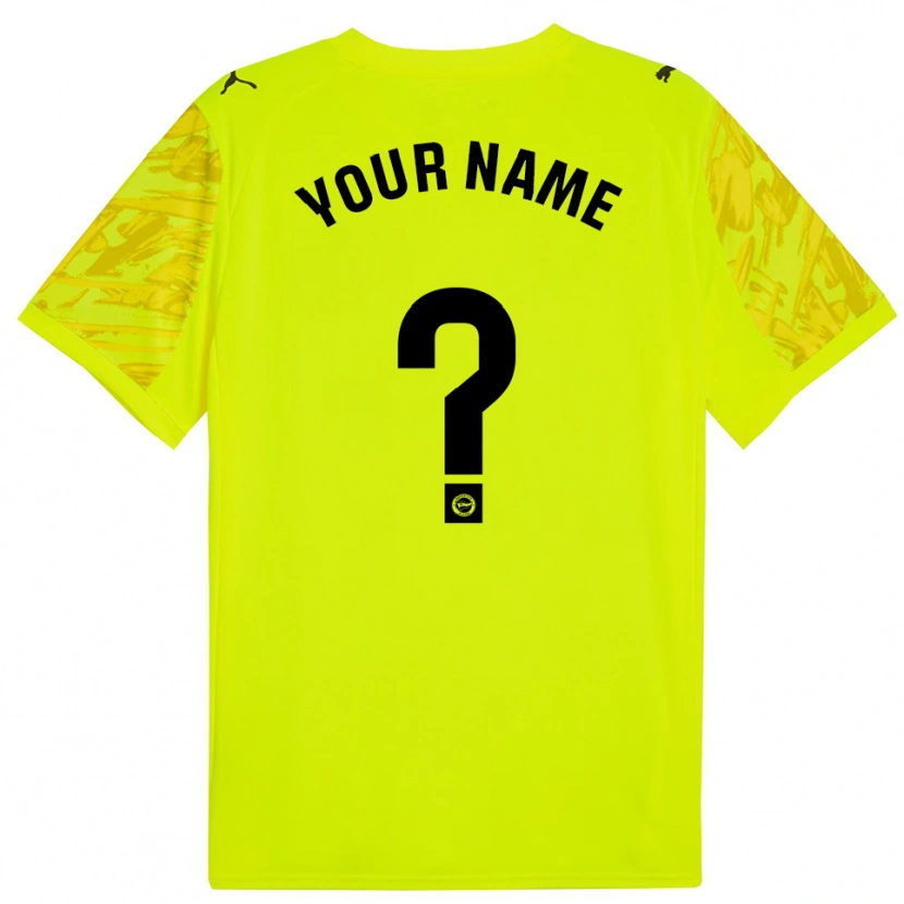 Danxenレディースデポルティーボ・アラベスイエローブラックゴールキーパー シャツ2025/26ジャージーユニフォーム