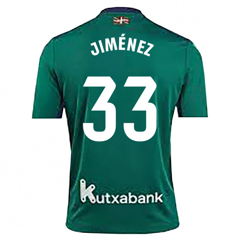 DanxenレディースJavier Jiménez#33ネイビーブルーグリーンゴールキーパー シャツ2025/26ジャージーユニフォーム