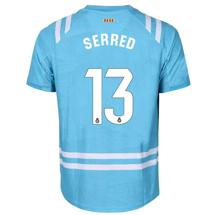 DanxenレディースLlorenç Serred#13ライトブルーホワイトゴールキーパー シャツ2025/26ジャージーユニフォーム