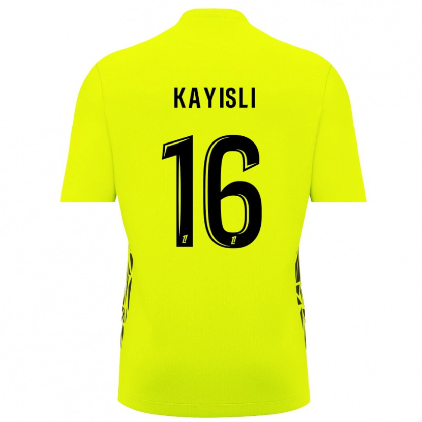 DanxenレディースMehmet Kayisli#16蛍光グリーンゴールキーパー シャツ2025/26ジャージーユニフォーム
