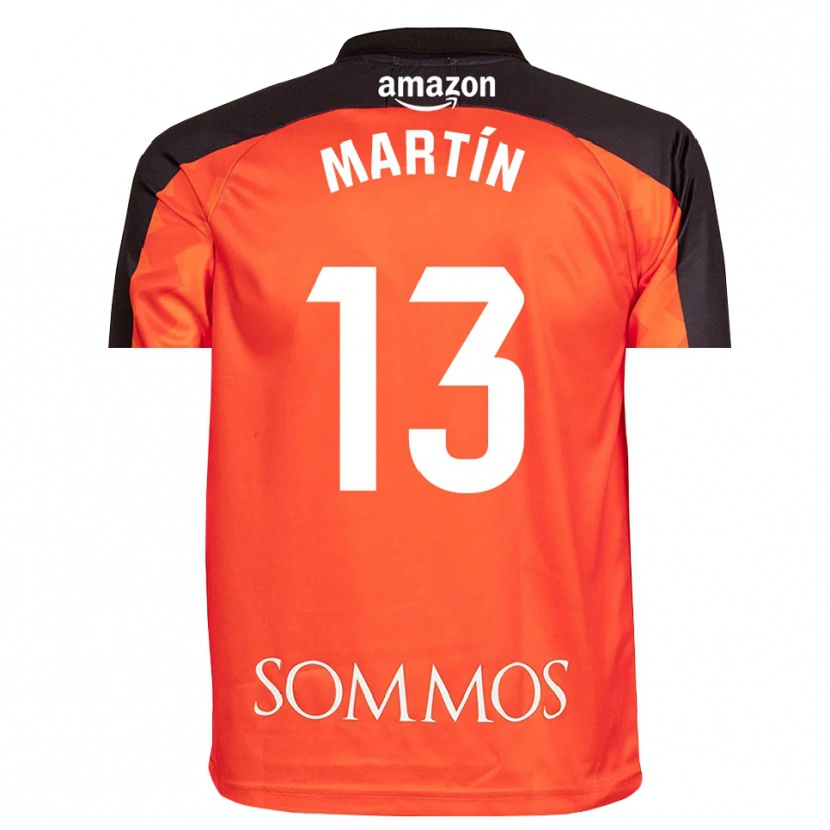 DanxenレディースDani Martín#13オレンジブラックゴールキーパー シャツ2025/26ジャージーユニフォーム