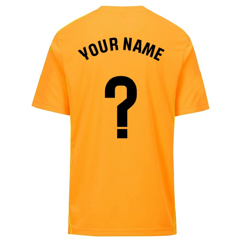 Danxenレディースレアル・バリャドリードオレンジブラックゴールキーパー シャツ2025/26ジャージーユニフォーム