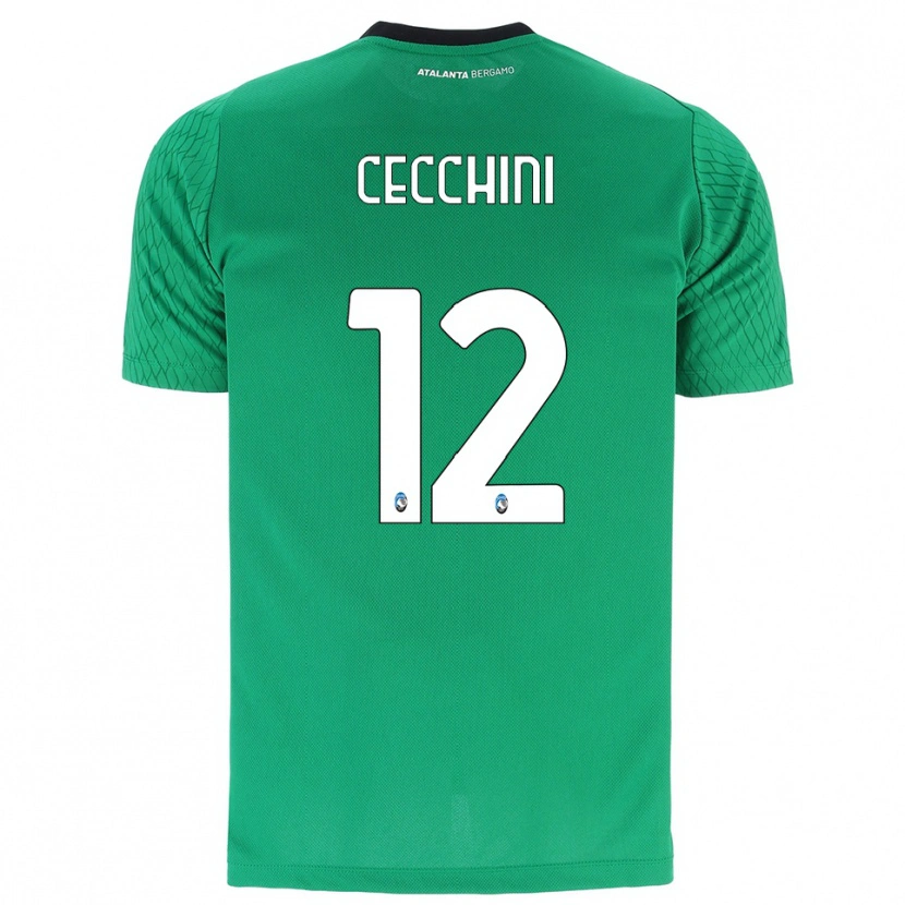 Danxenレディースフィリッポ・チェッキーニ#12エメラルドグリーンゴールキーパー シャツ2025/26ジャージーユニフォーム