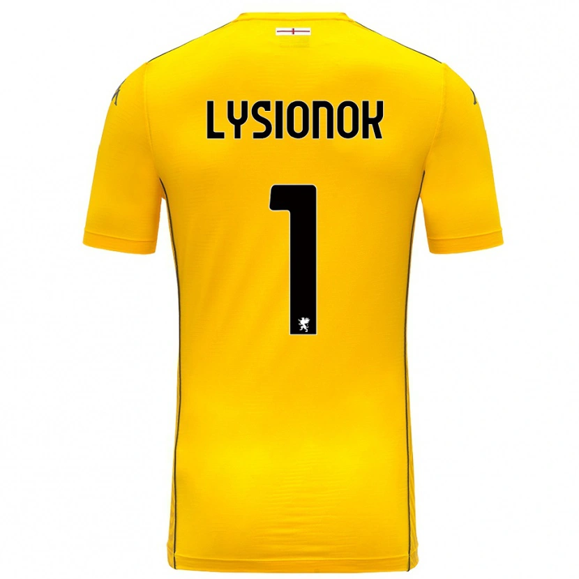 DanxenレディースErnestas Lysionok#1ダーク黄黒ゴールキーパー シャツ2025/26ジャージーユニフォーム