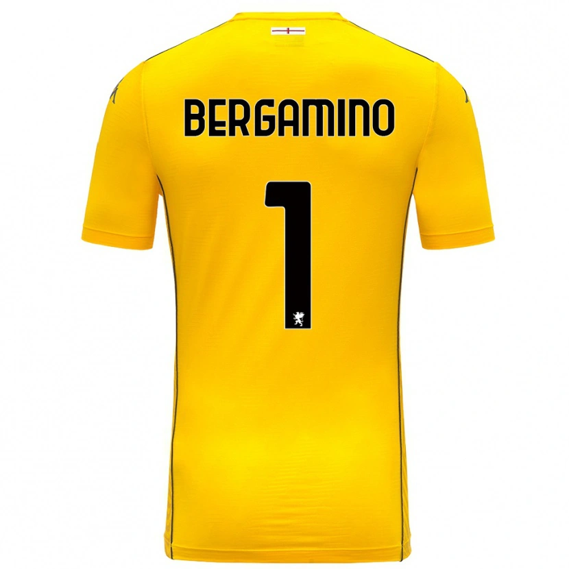 DanxenレディースGiovanni Bergamino#1ダーク黄黒ゴールキーパー シャツ2025/26ジャージーユニフォーム