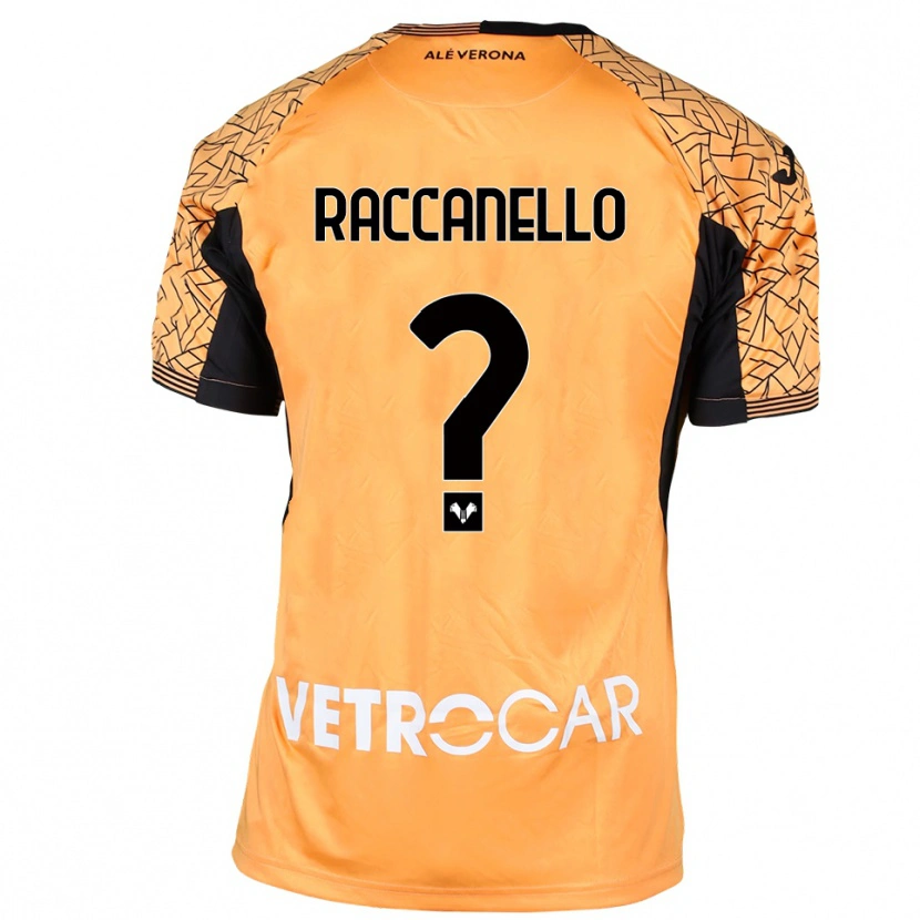 DanxenレディースMarco Raccanello#0オレンジ黒白ゴールキーパー シャツ2025/26ジャージーユニフォーム