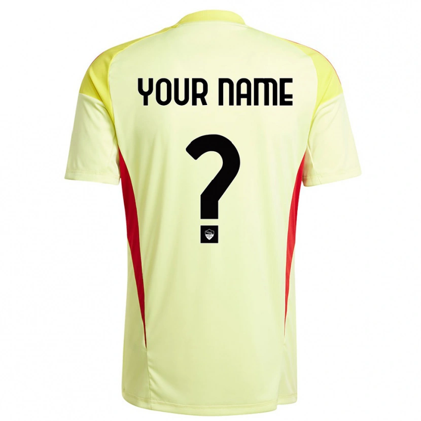 DanxenレディースASローマライト黄オレンジゴールキーパー シャツ2025/26ジャージーユニフォーム