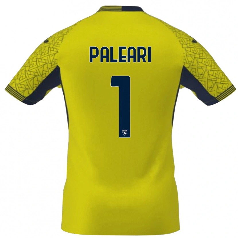DanxenレディースAlberto Paleari#1黄黒ゴールキーパー シャツ2025/26ジャージーユニフォーム