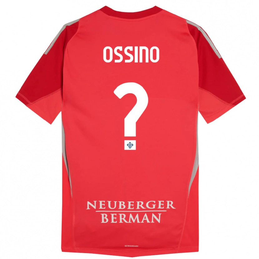 DanxenレディースDaniel Ossino#0赤灰色ゴールキーパー シャツ2025/26ジャージーユニフォーム