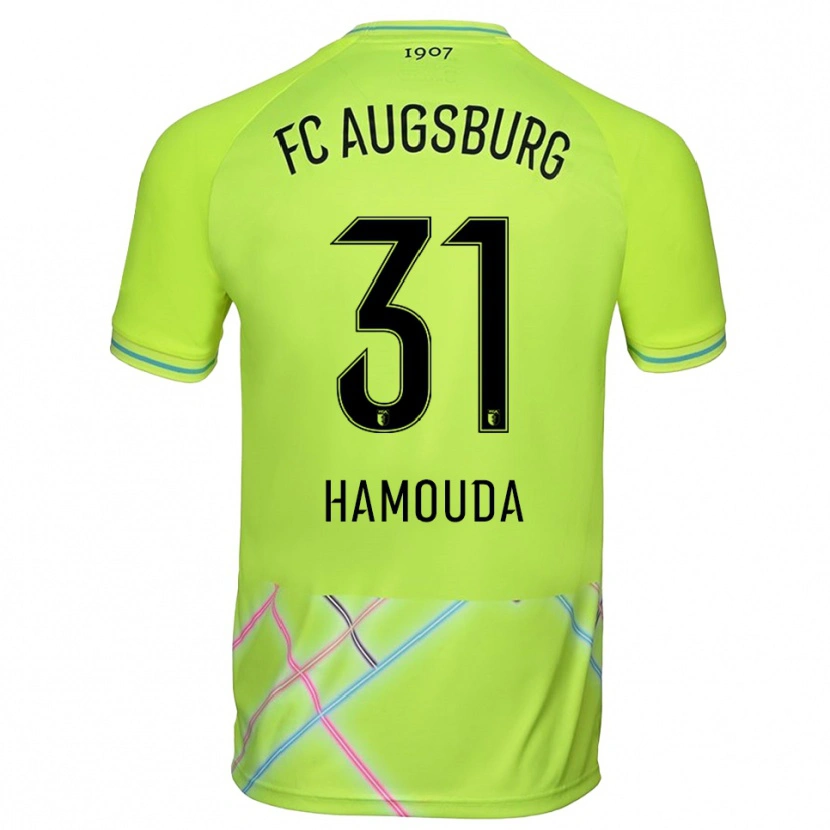 DanxenレディースHania Hamouda#31緑黄黒ゴールキーパー シャツ2025/26ジャージーユニフォーム