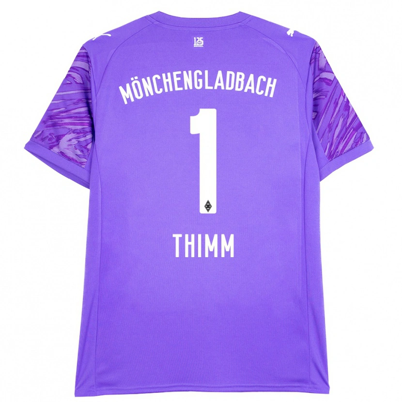 DanxenレディースJoshua Thimm#1ライラック白ゴールキーパー シャツ2025/26ジャージーユニフォーム