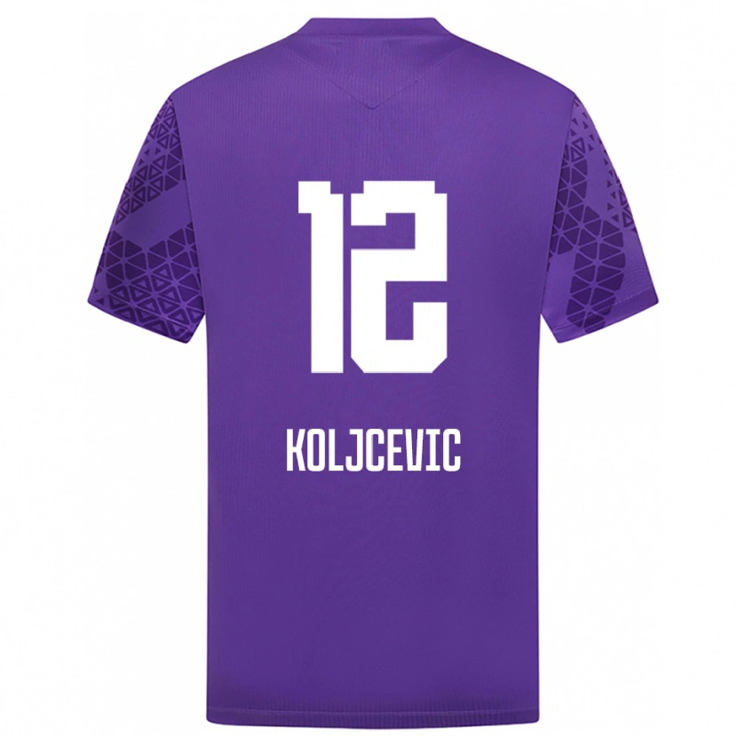 DanxenレディースDanilo Koljcevic#12インディゴホワイトゴールキーパー シャツ2025/26ジャージーユニフォーム