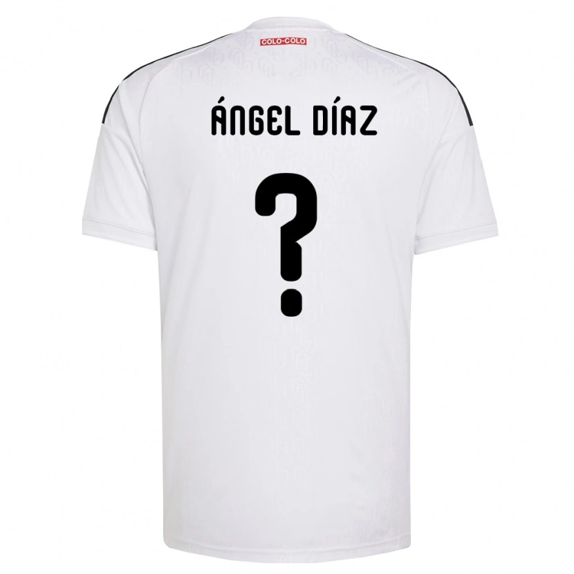 DanxenキッズÁngel Díaz#0白黒ホームシャツ2026/27ジャージーユニフォーム