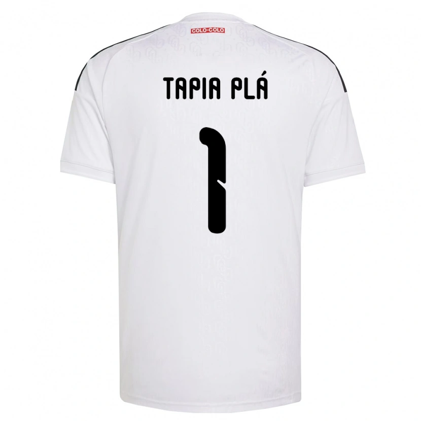 DanxenキッズSantiago Tapia Plá#1白黒ホームシャツ2026/27ジャージーユニフォーム