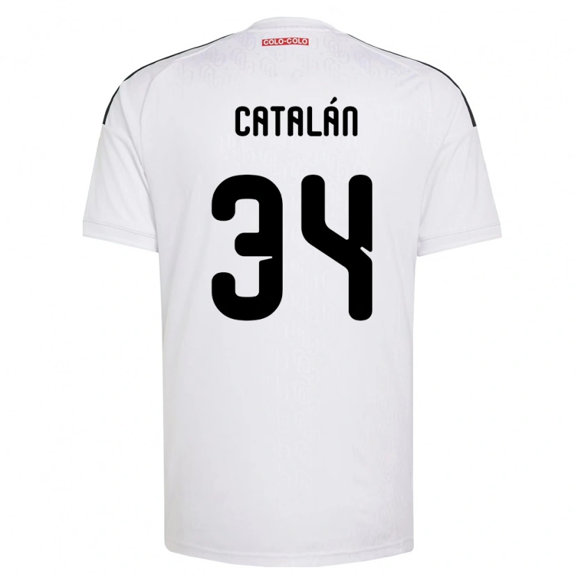 DanxenキッズRodrigo Catalán#34白黒ホームシャツ2026/27ジャージーユニフォーム
