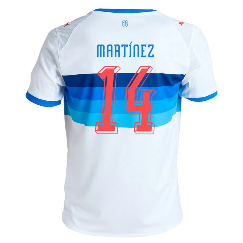 Danxenキッズジミー・マルティネス#14白空色ホームシャツ2026/27ジャージーユニフォーム