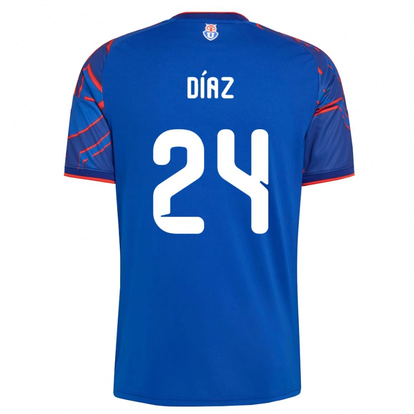 Danxenキッズアントニオ・ディアス#24ロイヤルブルー赤ホームシャツ2026/27ジャージーユニフォーム