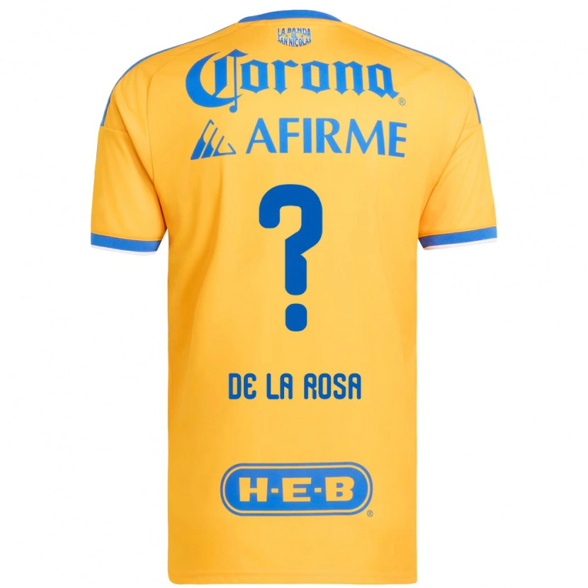 DanxenキッズLuis De La Rosa#0黄色青ホームシャツ2026/27ジャージーユニフォーム