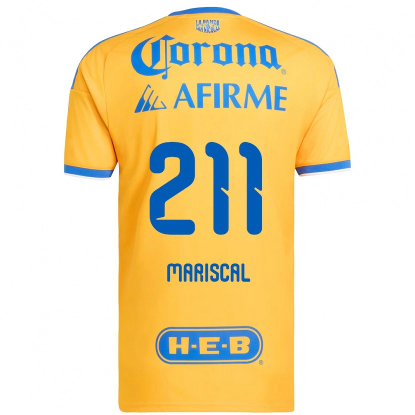 DanxenキッズKevin Mariscal#211黄色青ホームシャツ2026/27ジャージーユニフォーム