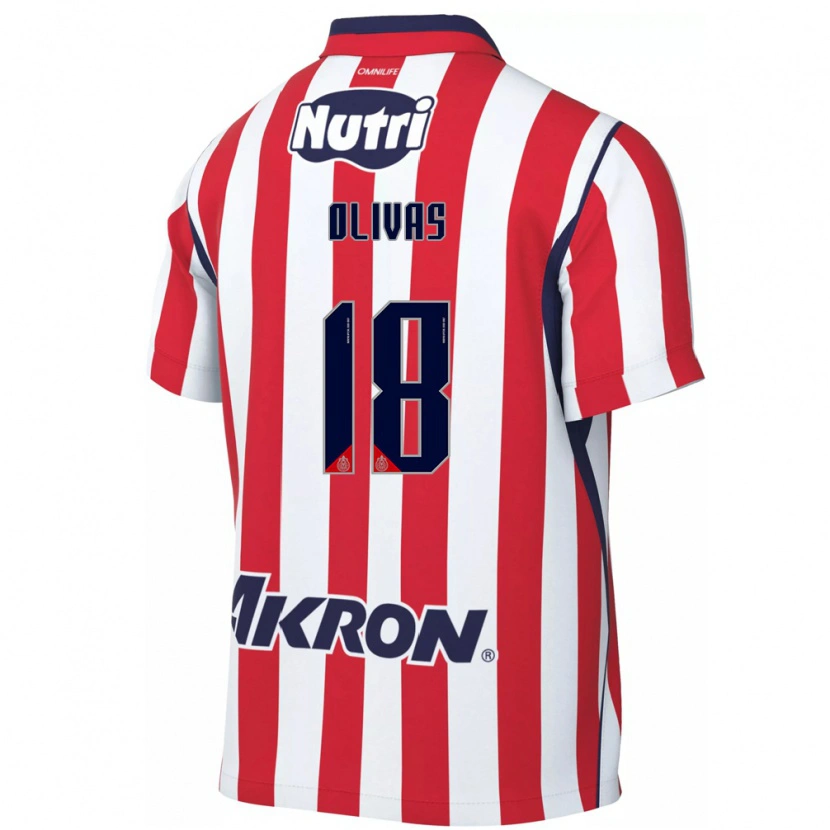 Danxenキッズルイス・オリバス#18白赤ホームシャツ2026/27ジャージーユニフォーム