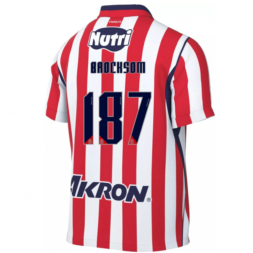 DanxenキッズBrandón Brocksom#187白赤ホームシャツ2026/27ジャージーユニフォーム