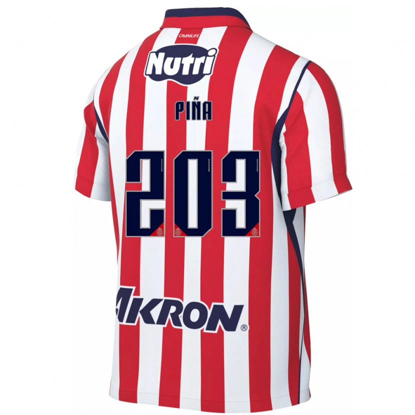 DanxenキッズFernando Piña#203白赤ホームシャツ2026/27ジャージーユニフォーム