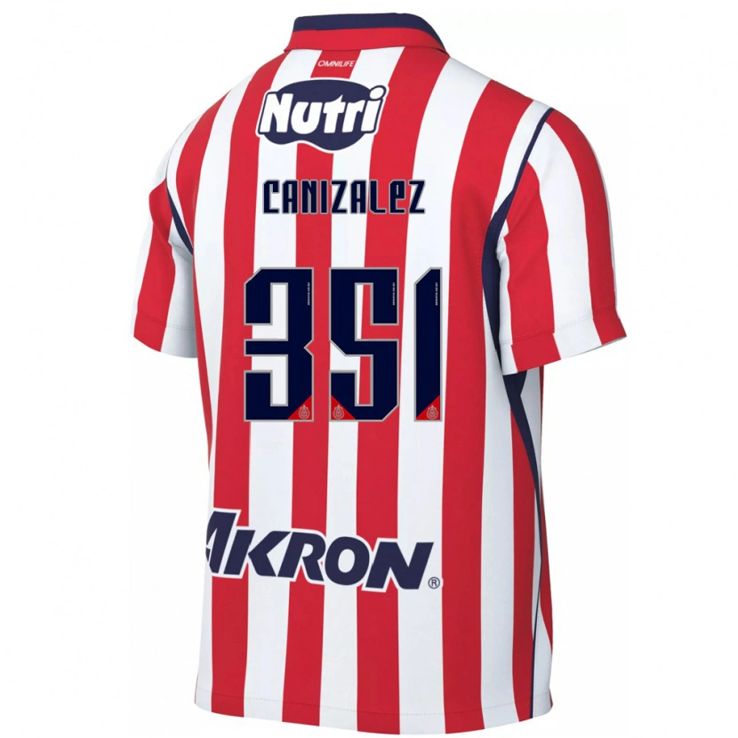 DanxenキッズDjorkaeff Canizalez#351白赤ホームシャツ2026/27ジャージーユニフォーム