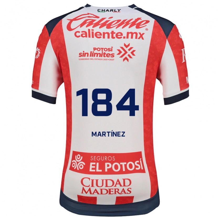 DanxenキッズBraulio Martínez#184赤白黒ホームシャツ2026/27ジャージーユニフォーム