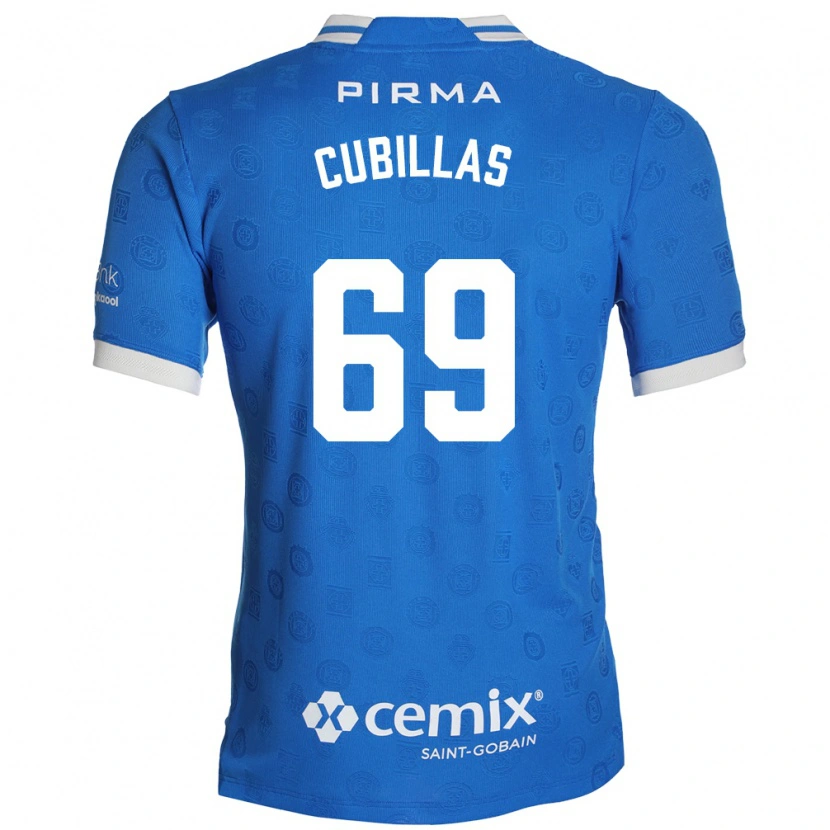 DanxenキッズAndre Cubillas#69青白赤ホームシャツ2026/27ジャージーユニフォーム