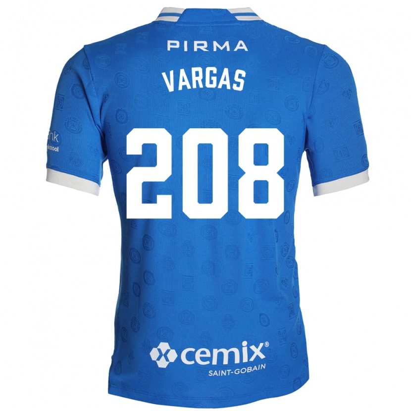 DanxenキッズSantiago Vargas#208青白赤ホームシャツ2026/27ジャージーユニフォーム