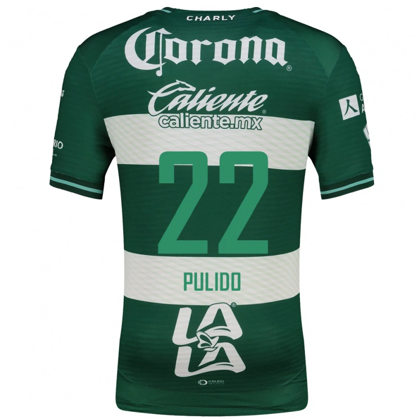 DanxenキッズSheila Pulido#22緑白ホームシャツ2026/27ジャージーユニフォーム