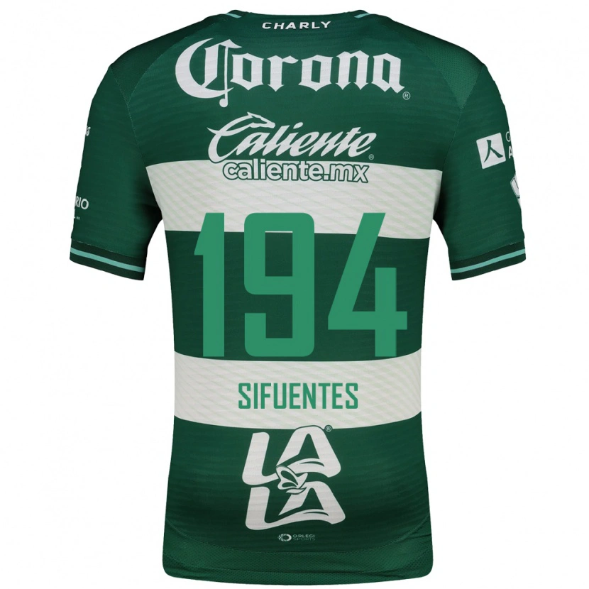 DanxenキッズJosé Manuel Sifuentes#194緑白ホームシャツ2026/27ジャージーユニフォーム