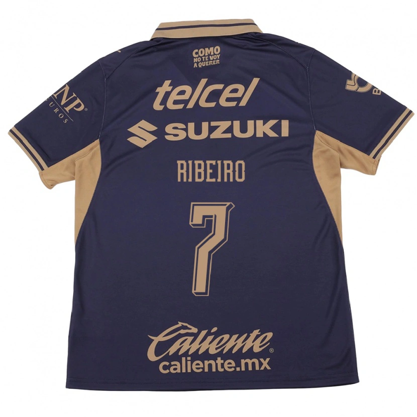 Danxenキッズステファニー・マリアーナ・リベイロ#7紫茶ホームシャツ2026/27ジャージーユニフォーム
