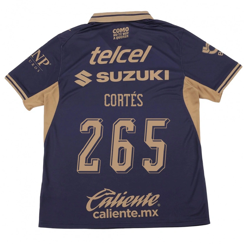 DanxenキッズJhostyn Cortés#265紫茶ホームシャツ2026/27ジャージーユニフォーム