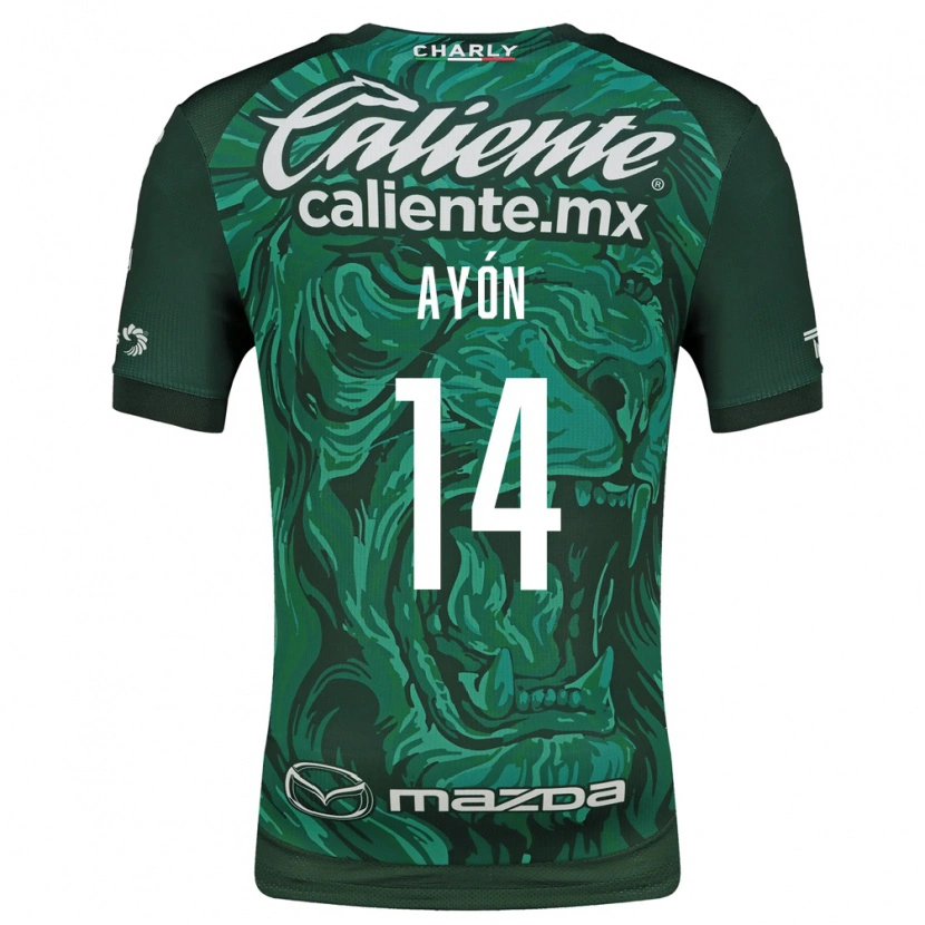 DanxenキッズEttson Ayón#14緑黒ホームシャツ2026/27ジャージーユニフォーム