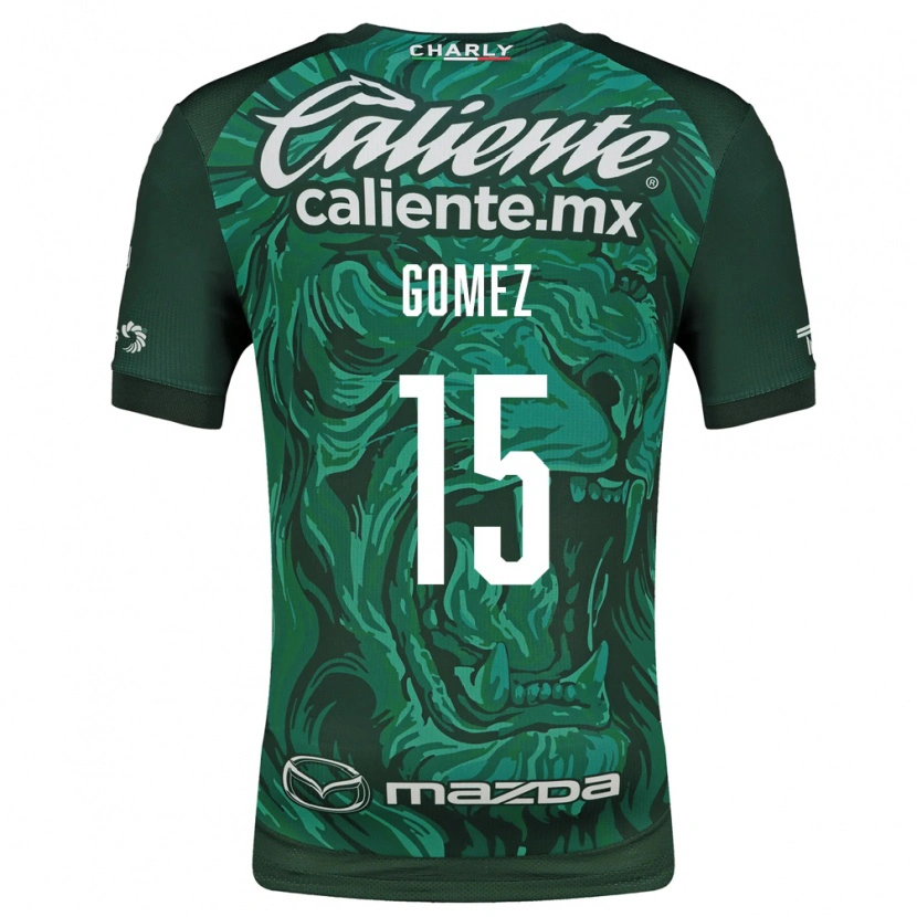 DanxenキッズPaulina Gómez#15緑黒ホームシャツ2026/27ジャージーユニフォーム
