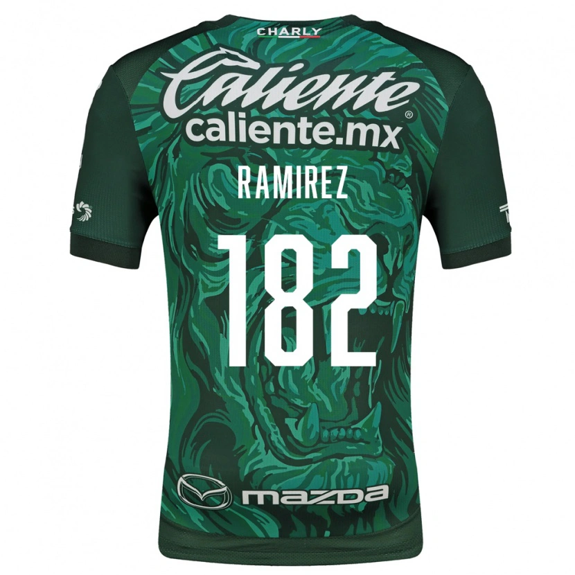 DanxenキッズLuis Ramírez#182緑黒ホームシャツ2026/27ジャージーユニフォーム