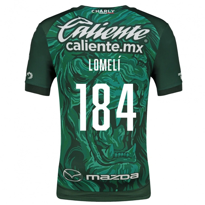 DanxenキッズDiego Lomelí#184緑黒ホームシャツ2026/27ジャージーユニフォーム