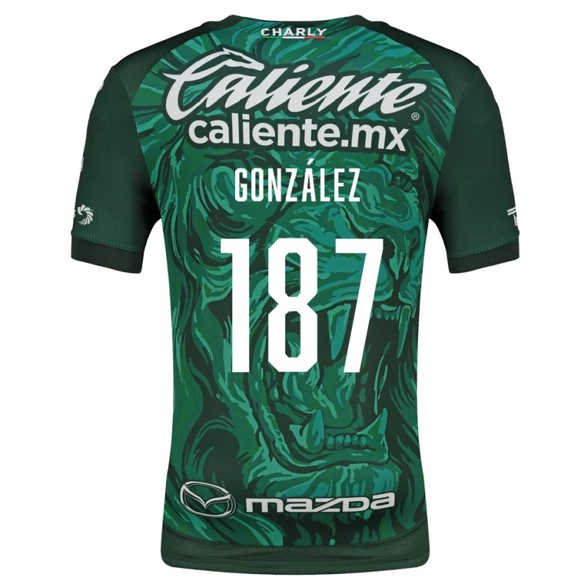 DanxenキッズMilán González#187緑黒ホームシャツ2026/27ジャージーユニフォーム