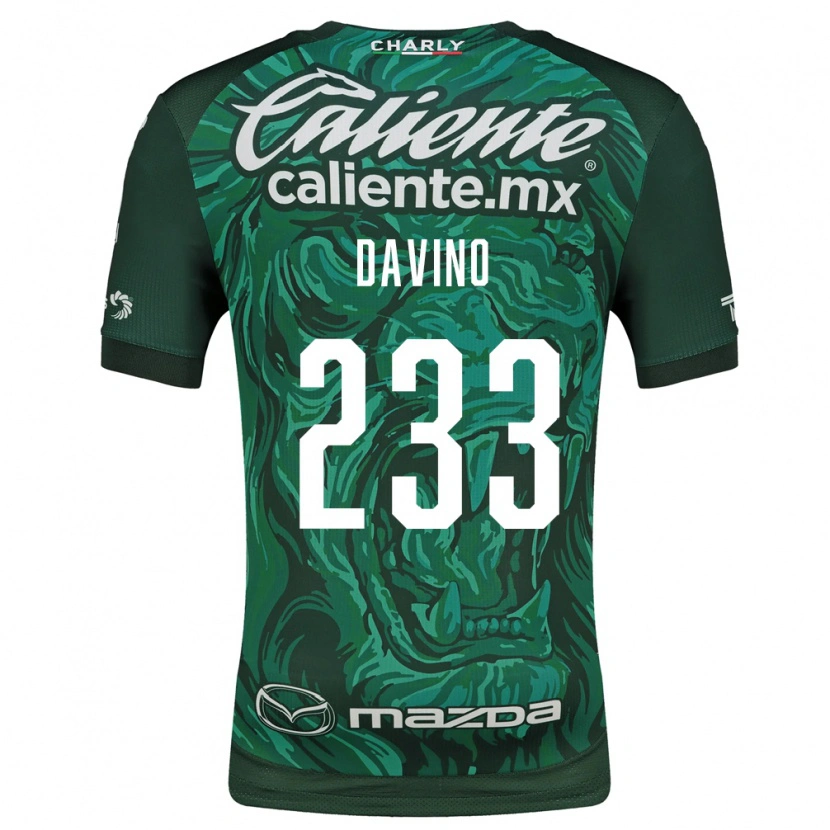 DanxenキッズGianfranco Davino#233緑黒ホームシャツ2026/27ジャージーユニフォーム
