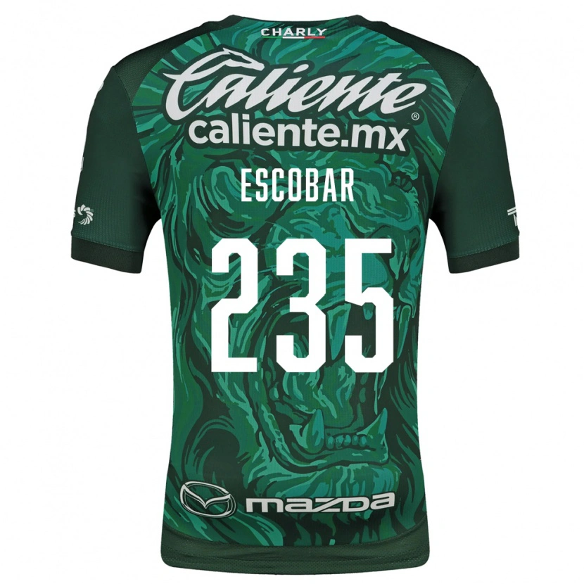 DanxenキッズErik Escobar#235緑黒ホームシャツ2026/27ジャージーユニフォーム