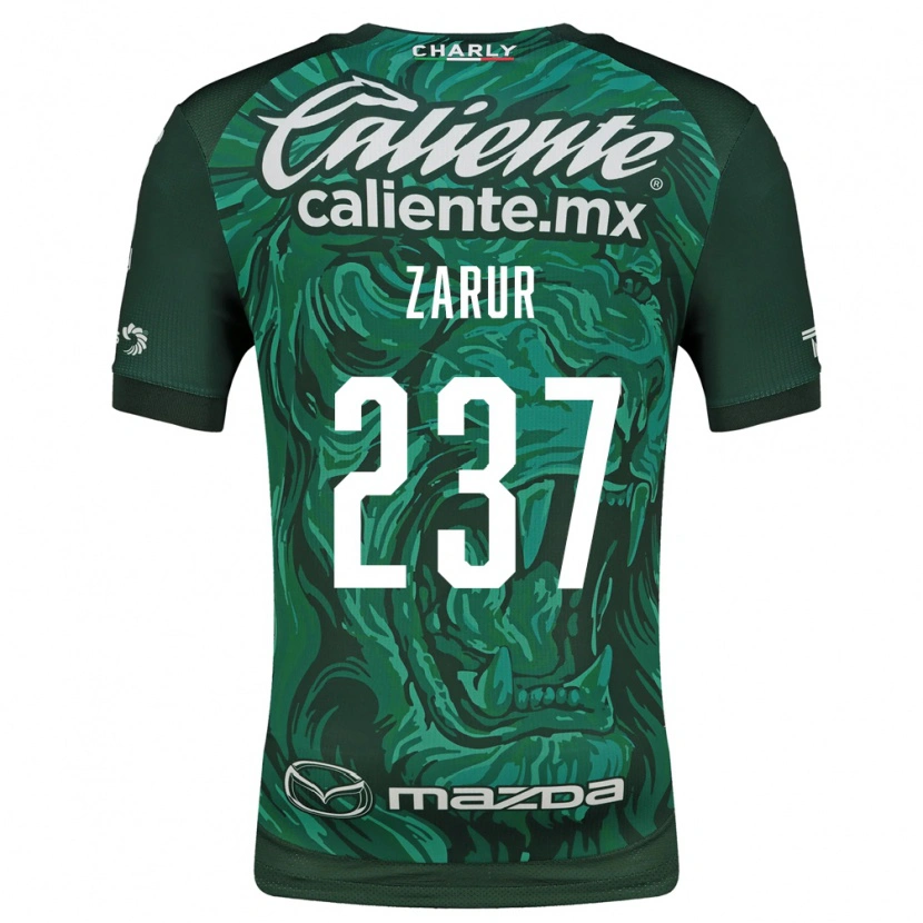 DanxenキッズHassem Zarur#237緑黒ホームシャツ2026/27ジャージーユニフォーム