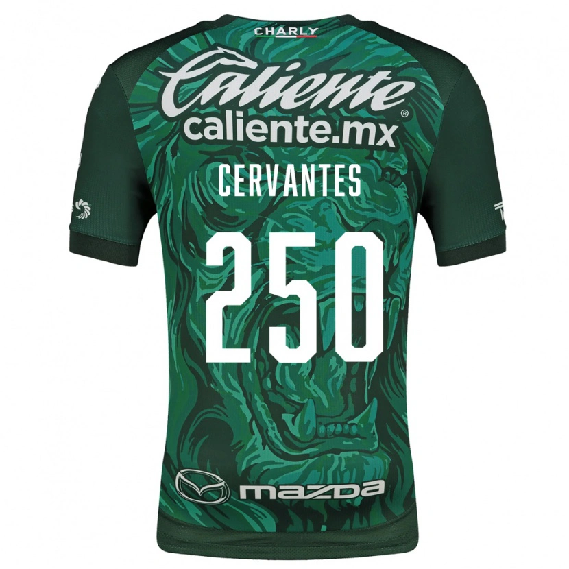 DanxenキッズChristian Cervantes#250緑黒ホームシャツ2026/27ジャージーユニフォーム