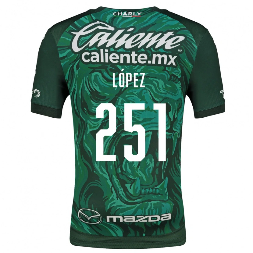 DanxenキッズIván López#251緑黒ホームシャツ2026/27ジャージーユニフォーム