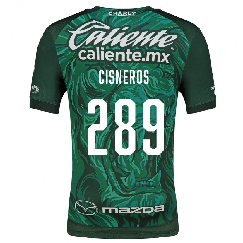 DanxenキッズSantiago Cisneros#289緑黒ホームシャツ2026/27ジャージーユニフォーム