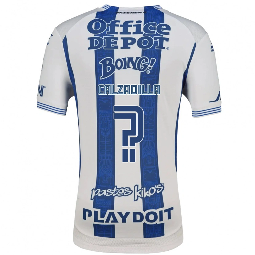 DanxenキッズLuis Calzadilla#0白紺ホームシャツ2026/27ジャージーユニフォーム
