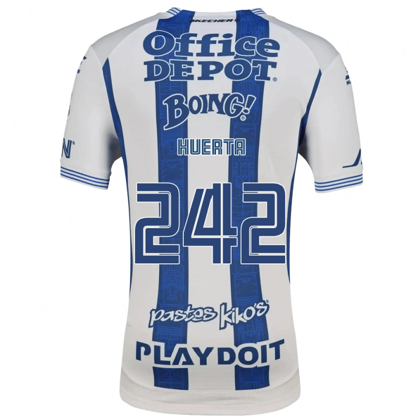 DanxenキッズHéctor Huerta#242白紺ホームシャツ2026/27ジャージーユニフォーム