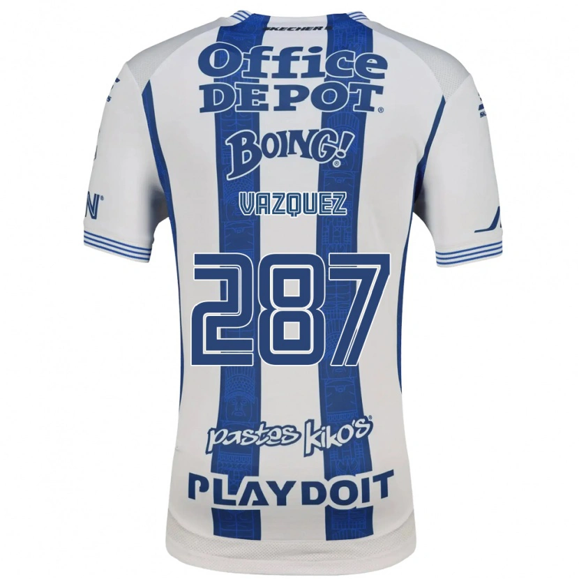 DanxenキッズMaximo Vázquez#287白紺ホームシャツ2026/27ジャージーユニフォーム