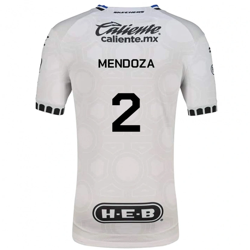 Danxenキッズオマール・イスラエル・メンドーサ#2白黒青ホームシャツ2026/27ジャージーユニフォーム