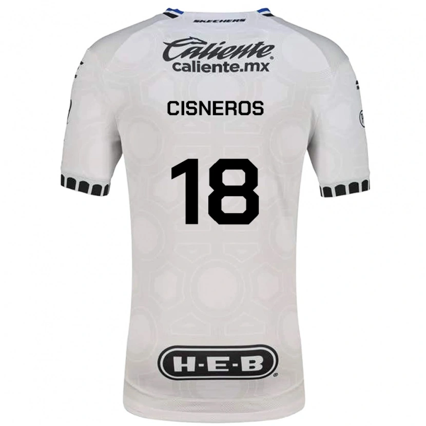 Danxenキッズロナルド・シスネロス#18白黒青ホームシャツ2026/27ジャージーユニフォーム